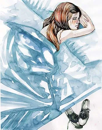 Books/Publishing illustration by Samantha Hahn