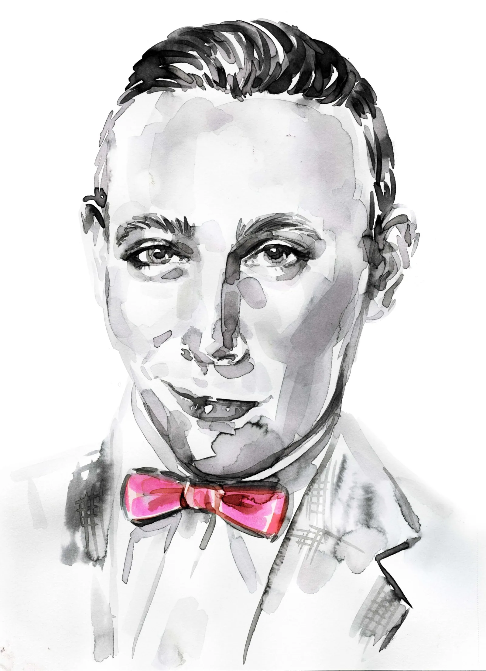 Pee-wee Herman, book illustration by Samantha Hahn