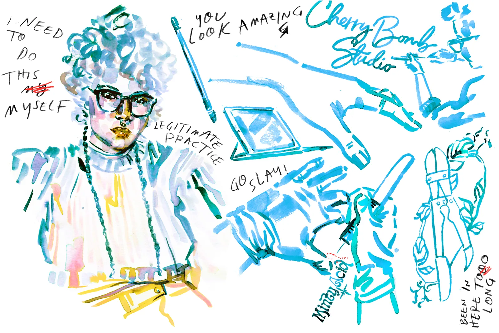 Ife Toussant for Making It, New York Magazine, illustration by Samantha Hahn