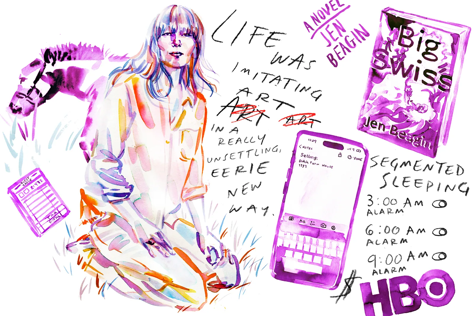 Editorial/Advertorial illustration by Samantha Hahn