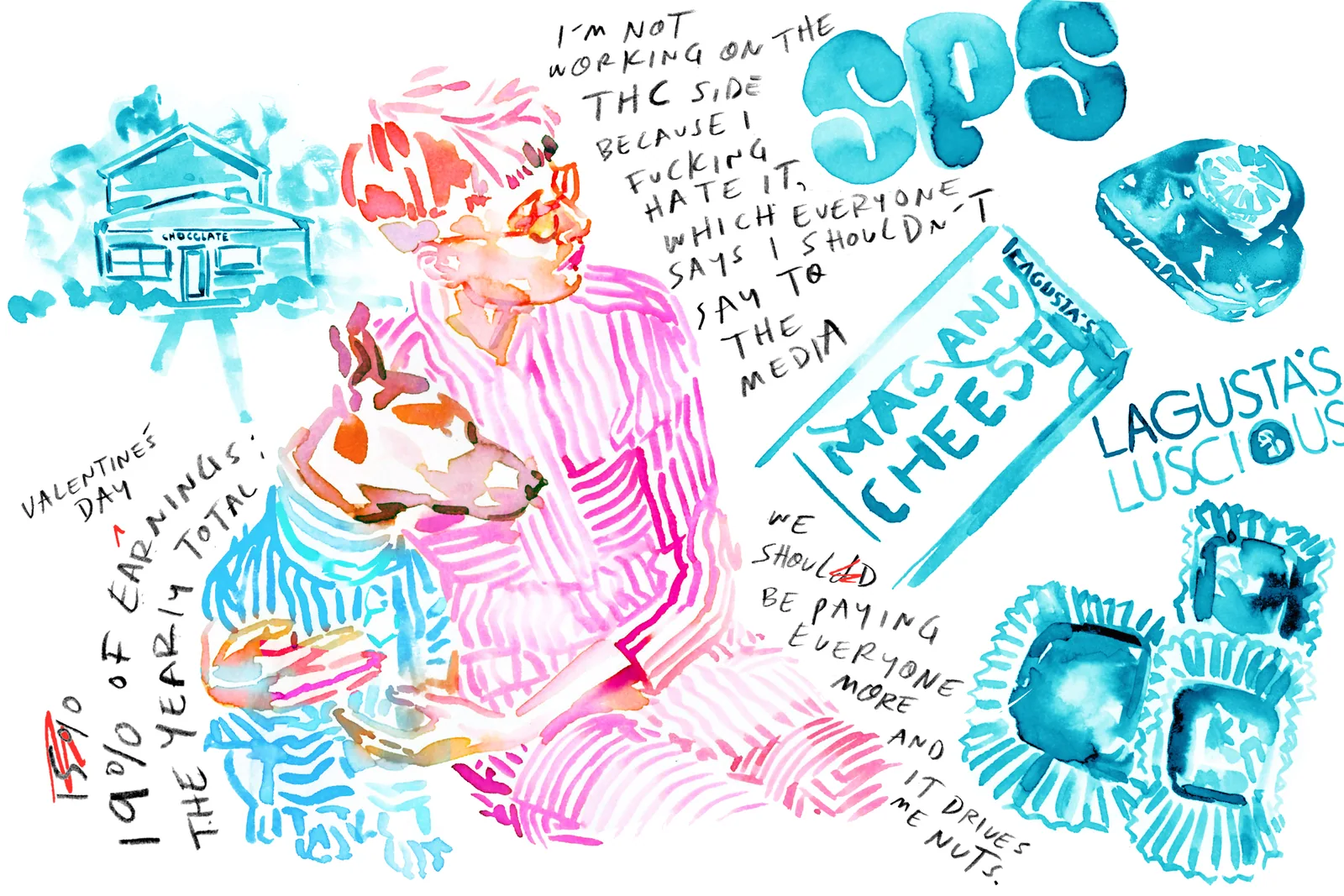 Editorial/Advertorial illustration by Samantha Hahn