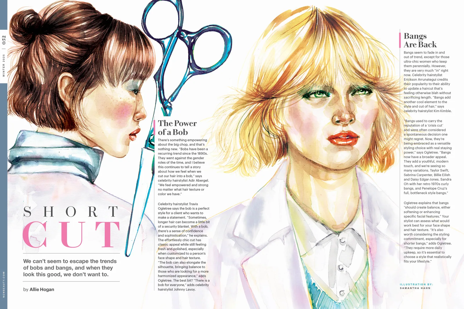 Editorial/Advertorial illustration by Samantha Hahn