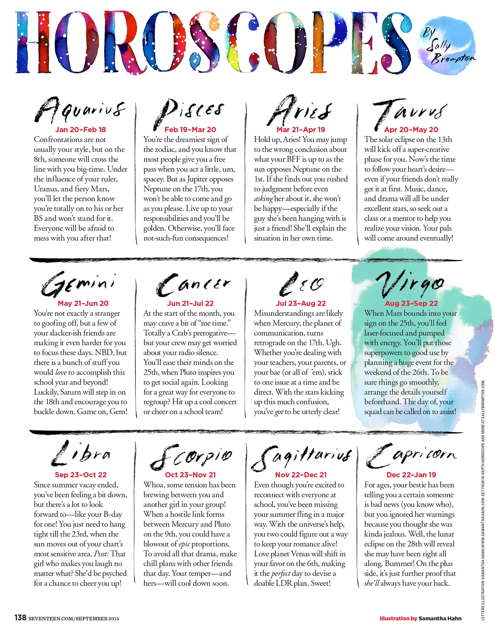Editorial/Advertorial illustration by Samantha Hahn