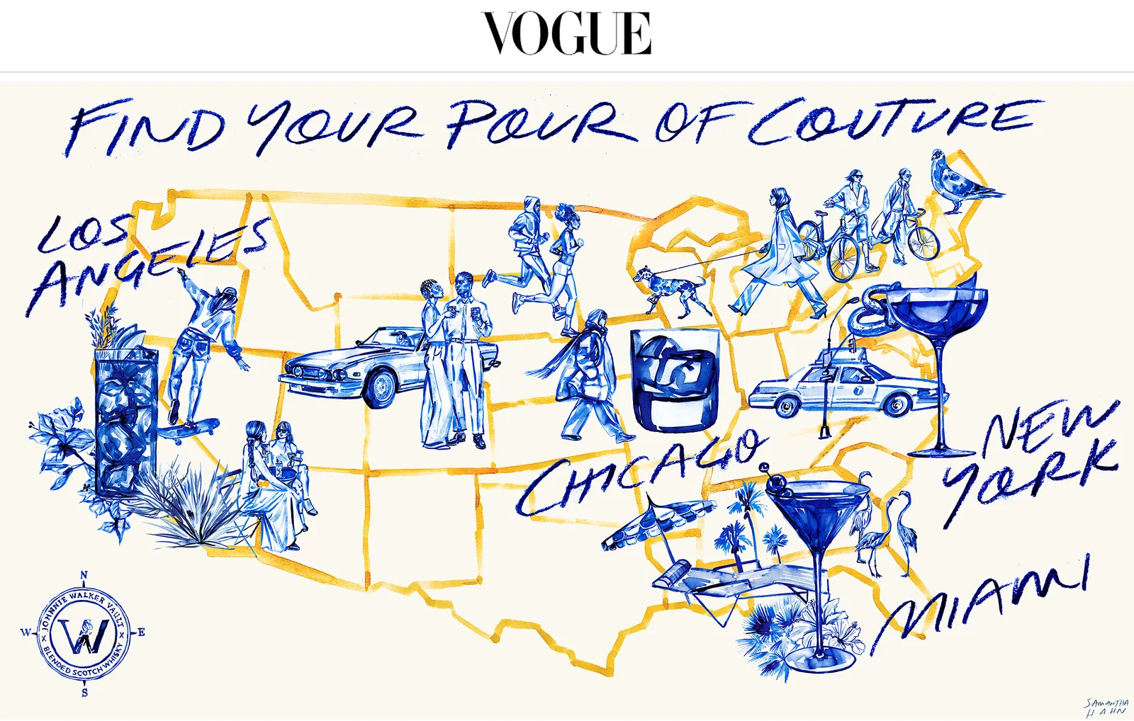 Editorial/Advertorial illustration by Samantha Hahn