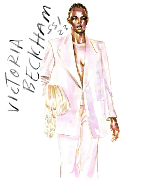 Fashion/Beauty illustration by Samantha Hahn