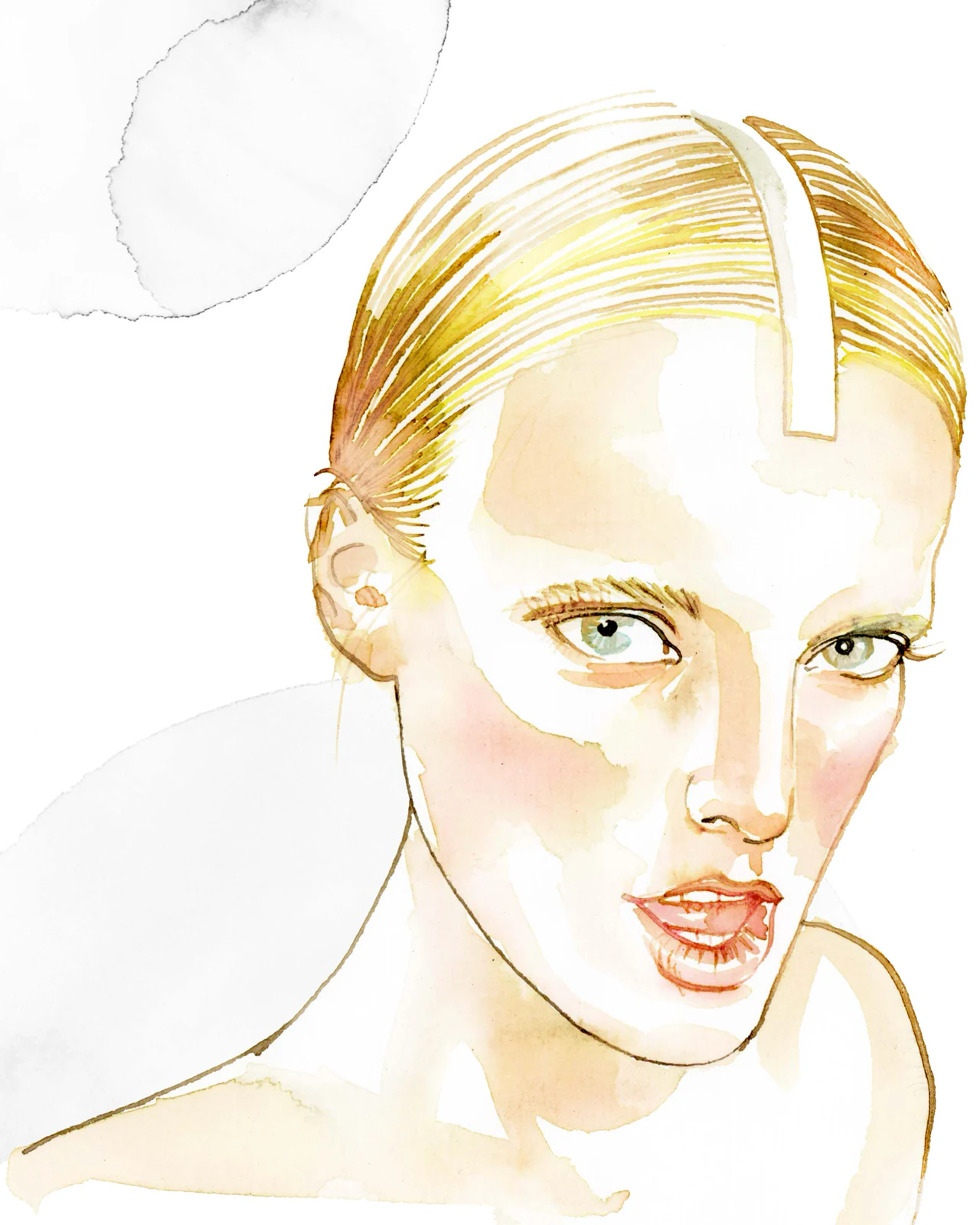 Alexander Wang, fashion and beauty illustration by Samantha Hahn