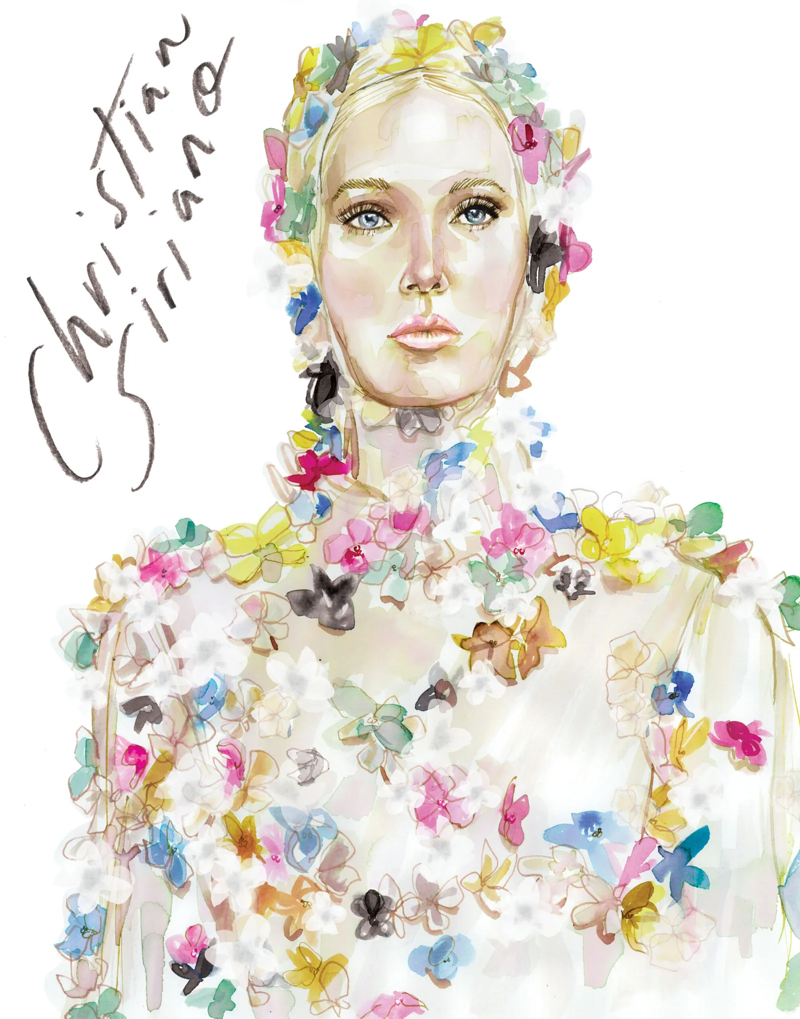 Fashion/Beauty illustration by Samantha Hahn
