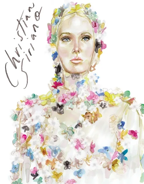 Fashion/Beauty illustration by Samantha Hahn