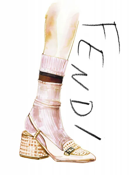 Fashion/Beauty illustration by Samantha Hahn