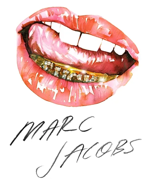Fashion/Beauty illustration by Samantha Hahn