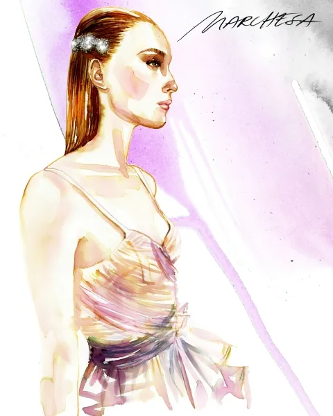 Fashion/Beauty illustration by Samantha Hahn