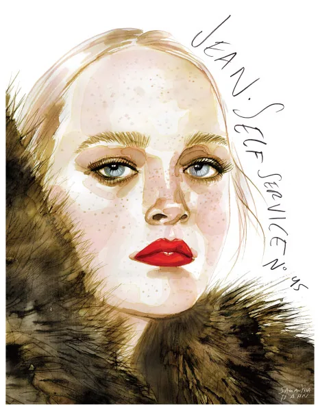 Fashion/Beauty illustration by Samantha Hahn