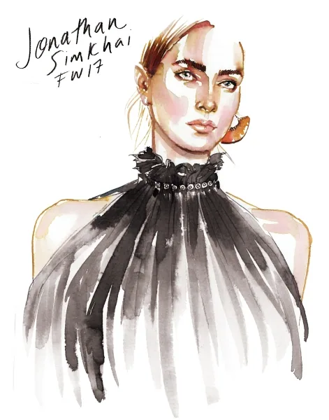 Fashion/Beauty illustration by Samantha Hahn