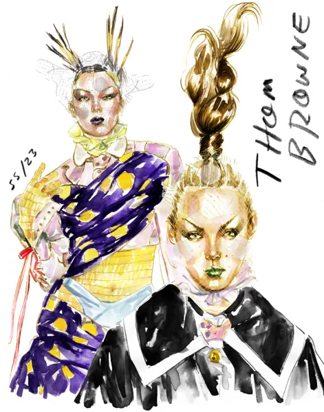 Fashion/Beauty illustration by Samantha Hahn