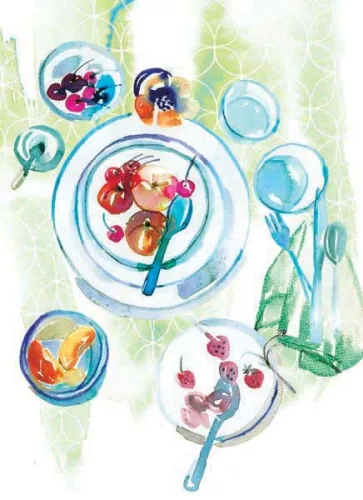 Food + Drink illustration by Samantha Hahn