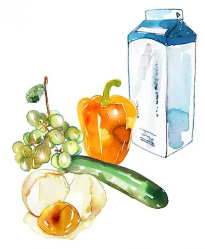 Food + Drink illustration by Samantha Hahn