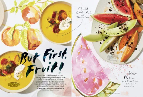 Food + Drink illustration by Samantha Hahn