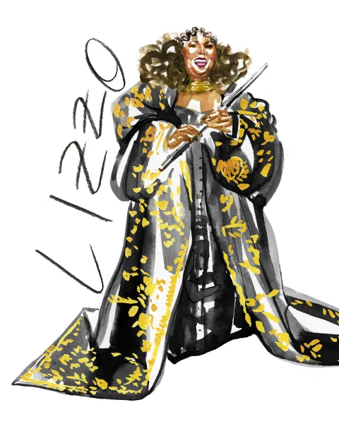 Lizzo at the Met Gala for The Cut
