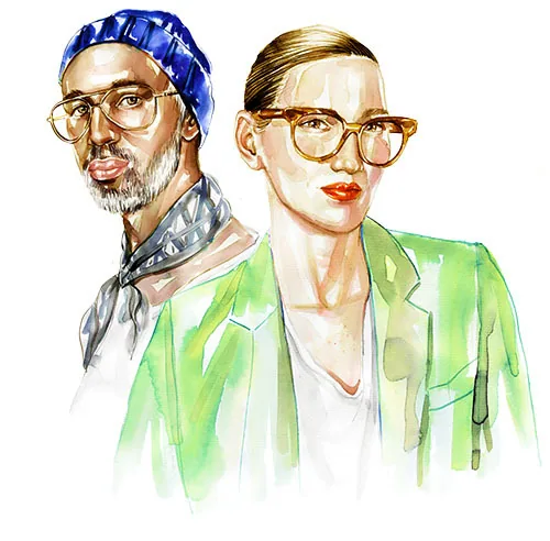Jenna Lyons and Troi Ollivierre for Vanity Fair