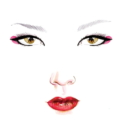 Geisha face for Pure Skin book